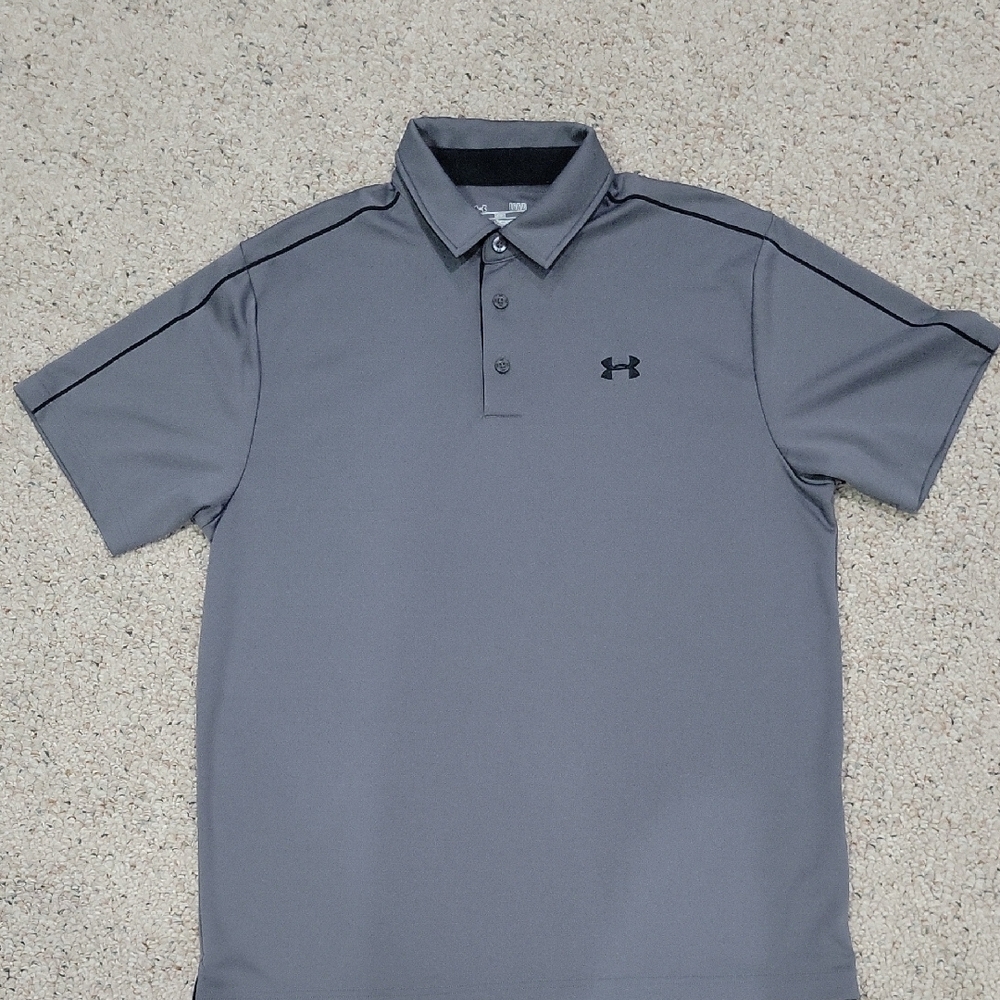Under Armour Men's Charcoal Polo Shirt